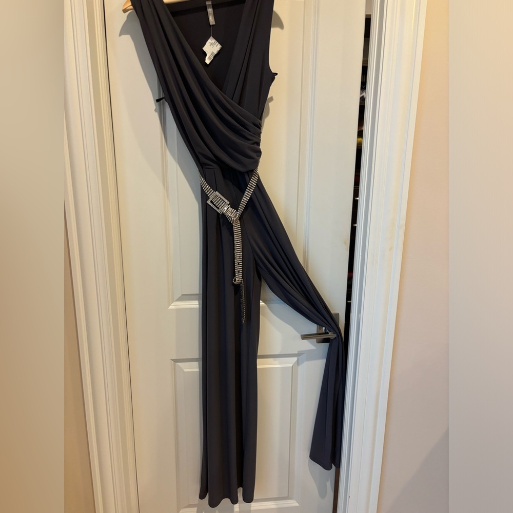 Beautiful Last Tango jumpsuit with free sparkly belt. Size 8, never been worn! - Picture 2 of 4
